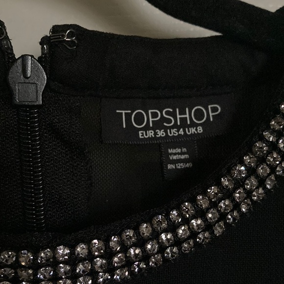 Topshop Bodycon jewelled collar, size 4 - Picture 5 of 10